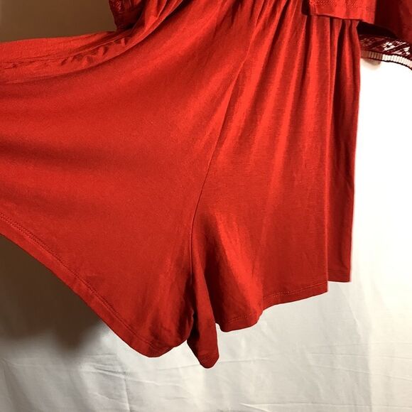 Topshop Burnt Orange Boho Romper NWT - Picture 7 of 10